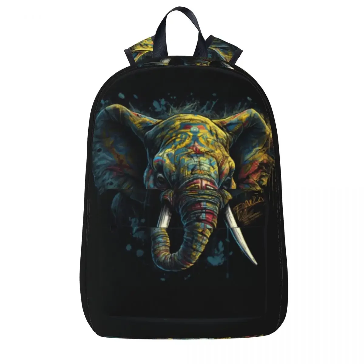 

Elephant Backpack Zombie Portraits University Backpacks Boy Girl High Quality Soft School Bags Leisure Rucksack