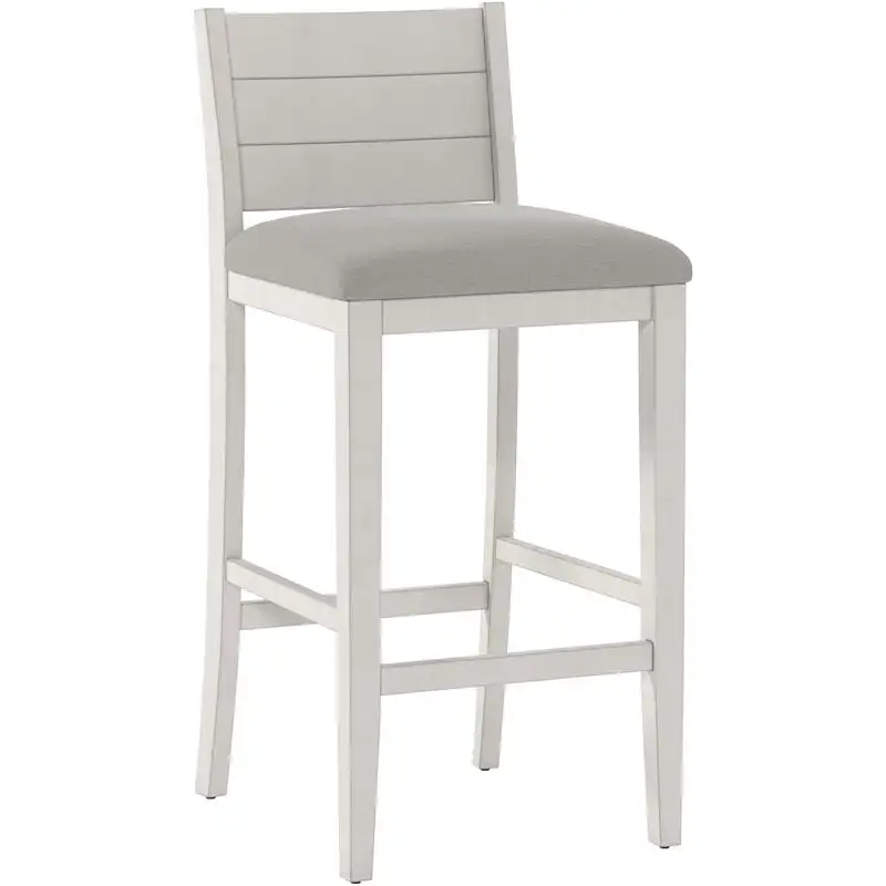 

Hillsdale Furniture Fowler Wood Bar Height Stool, Sea White