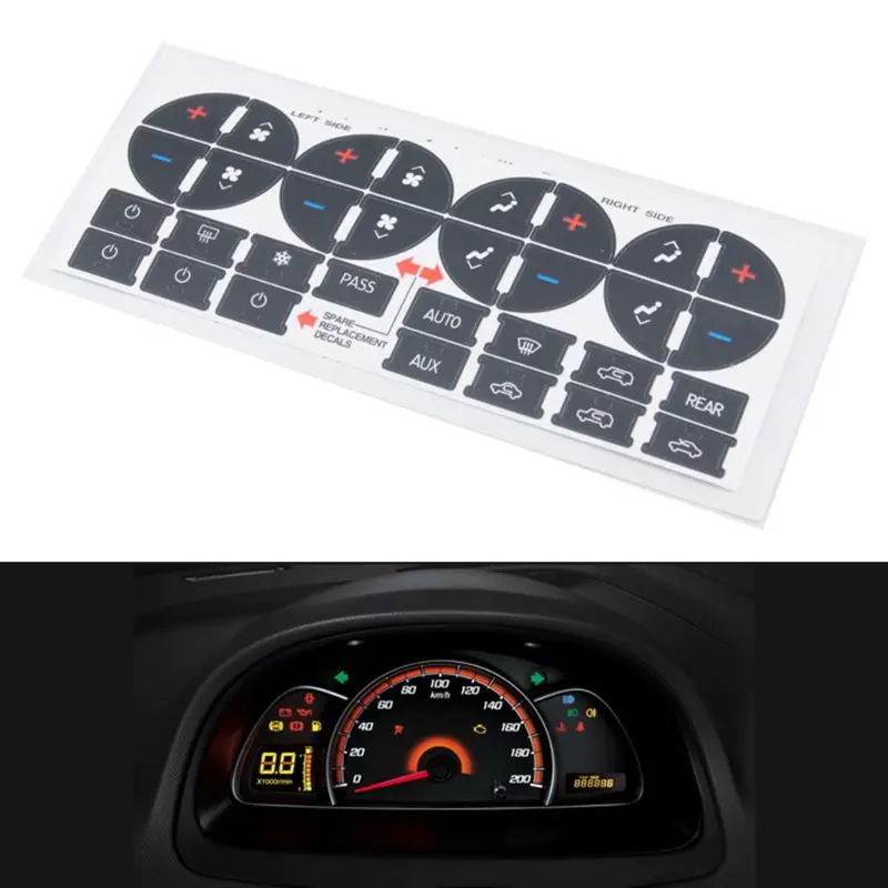 

Набор для ремонта кнопки Ac Dash, наклейки для автомобильных аксессуаров Gmc, детали интерьера GTWS