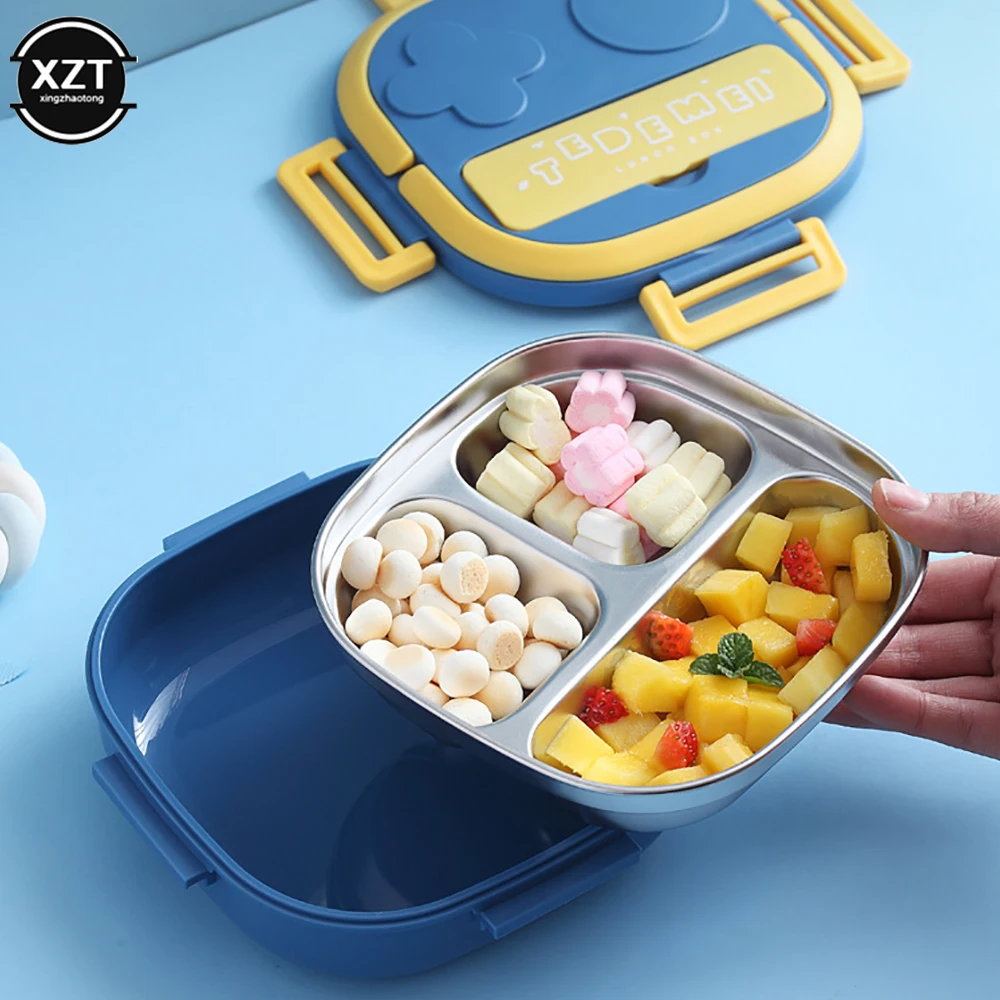 

Outing Tableware 304 Portable Stainless Steel Lunch Box Baby Child Student Outdoor Camping Picnic Food Container Bento Box