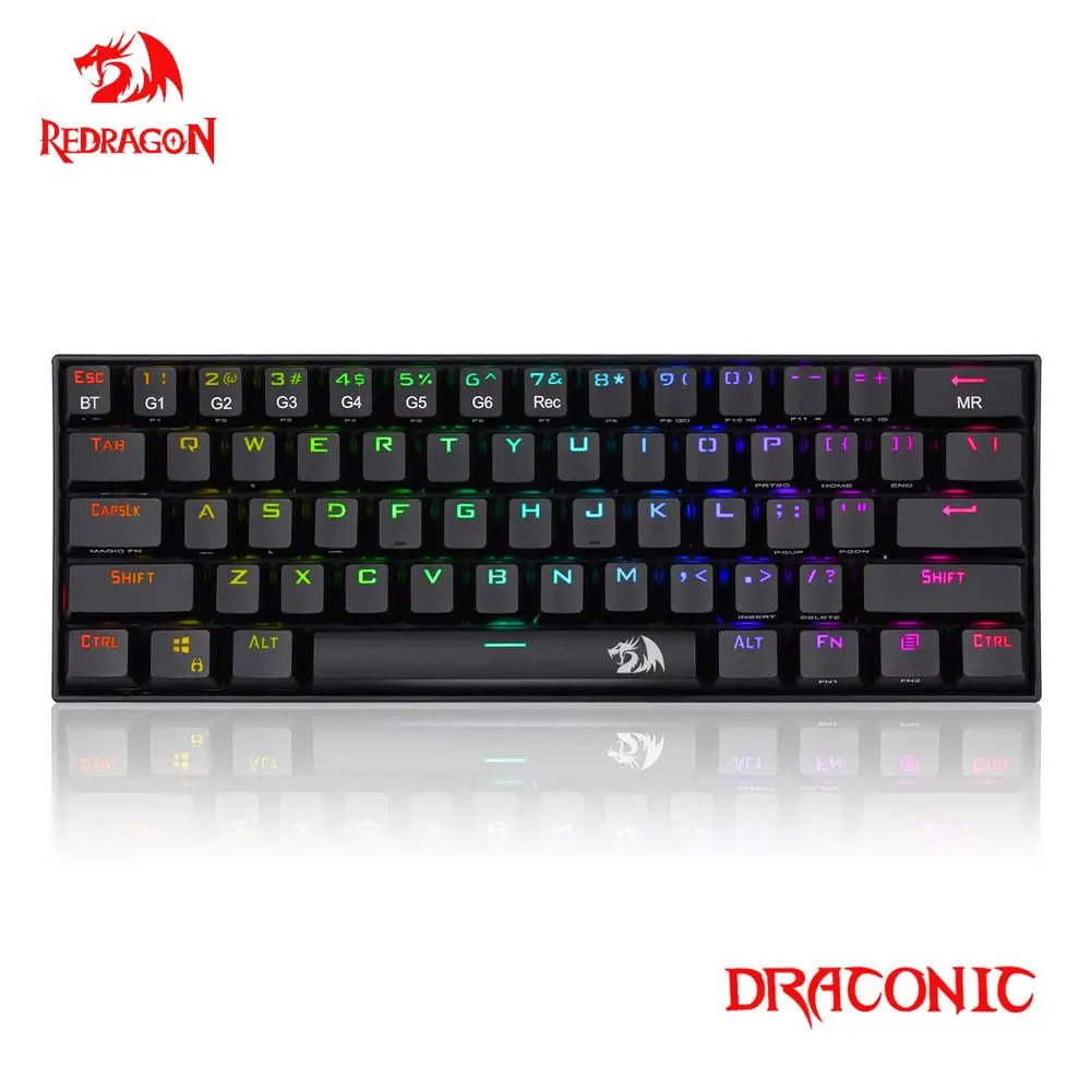 Redragon Draconic K530 RGB поддержка Bluetooth 5 0 Беспроводная USB Двухрежимная Механическая