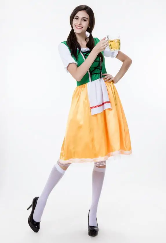 F1879 баварский костюм служанки на Октоберфест немецкое пиво