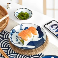 nordic aesthetic plate set bowl japanese ceramic dessert salad dinner kitchen tableware restaurant pratos jantar serving tray