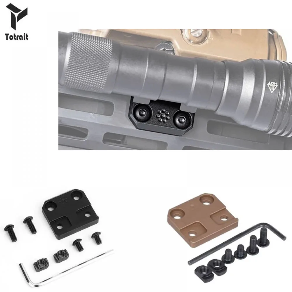 

TOtrait M300 M600 Series Light Mount HandGuard Mlok Keymod Rails Hunting Gun Accessories