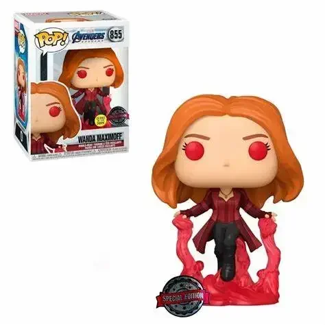 Фото Funko Marvels Wanda Maximoff 855 #   Видение 50 с 714 #   Зрение 70-х годов 718 #   Виниловая фигурка Билли и Томми на Хэллоуин, модель игрушки из ПВХ №4