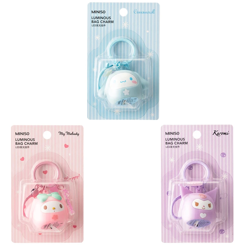 

My Melody Kuromi Sanriond Cinnamoroll Kawaii 20th Limit Dharma Blessing Luminous Pendant Girls Love Gifts My Melody Kuromi