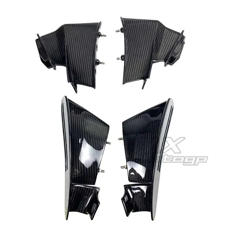 Мотоциклетные крылья из углеродного волокна боковые фиксированные дефлектор