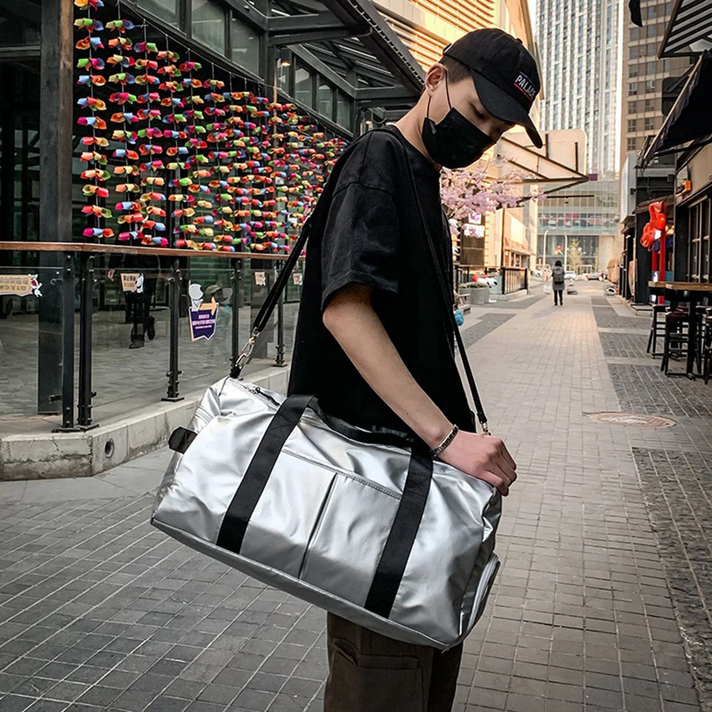 Bagfitness Yoga Drywet Separate Short Trip Tote Pouch Outdoor Travel Portable Luggage 