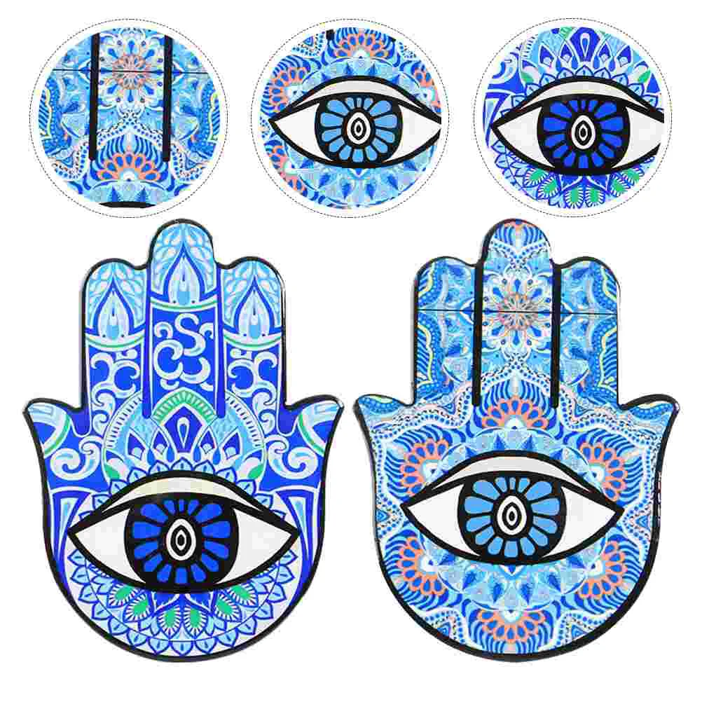 

Hamsa Hand Eye Decor Evil Home Table Stand Fatimalucky Eclectic Hanging Wall Sign Protection Ornament Blessing Ojo Turco Amulet