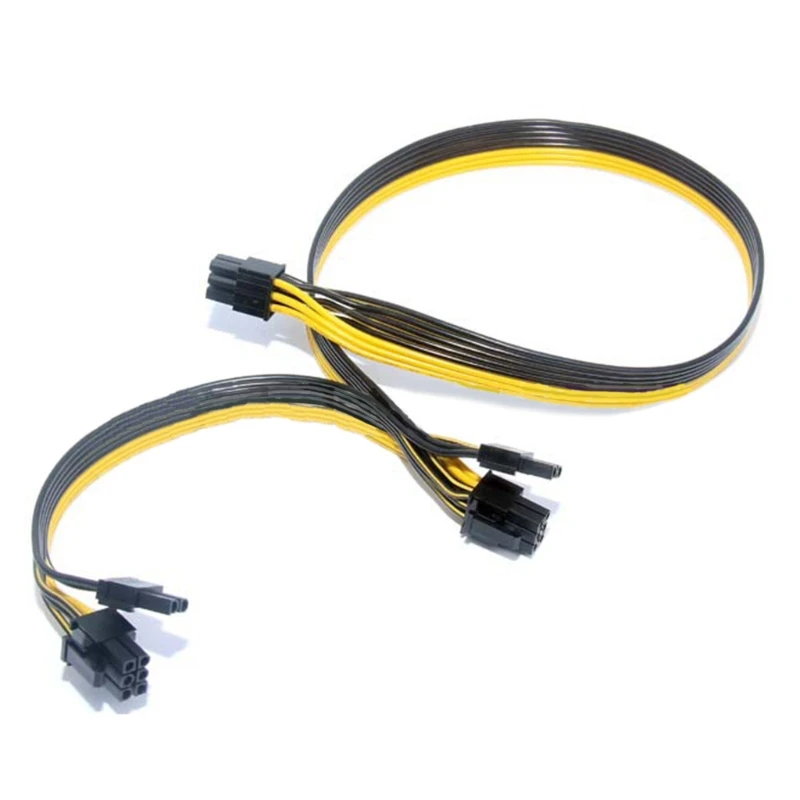 

6 Pin to Dual 8 Pin (6+2) Cable Team Profitcom Male PCI Express Power Extension