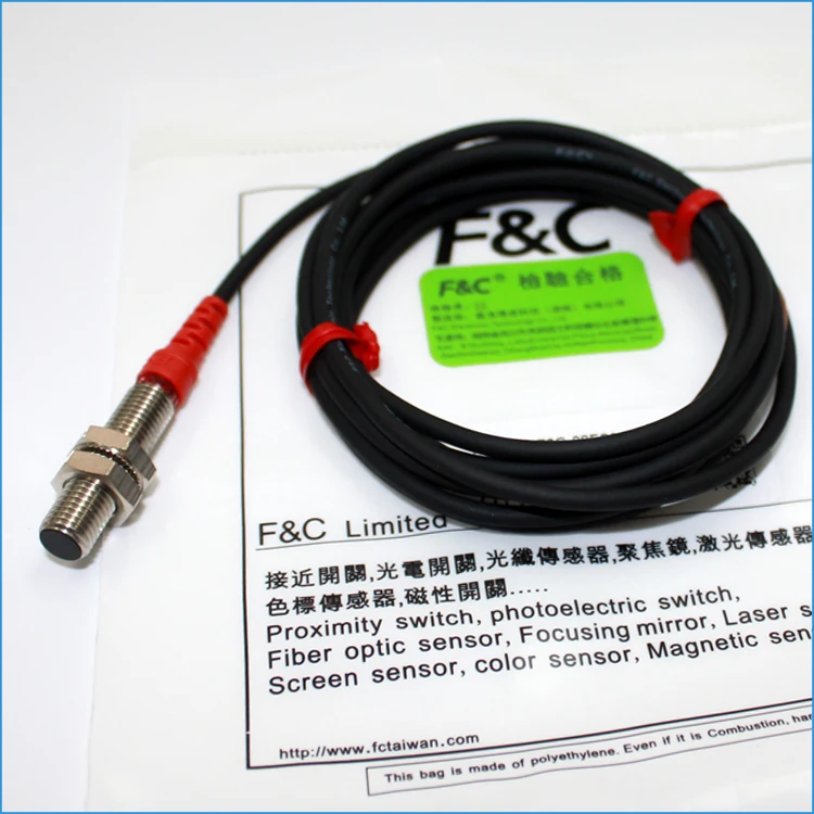

M8 proximity switch F3C-08ES01-N/N2/P/P2 R2M three-wire 24V normally open NPN normally closed