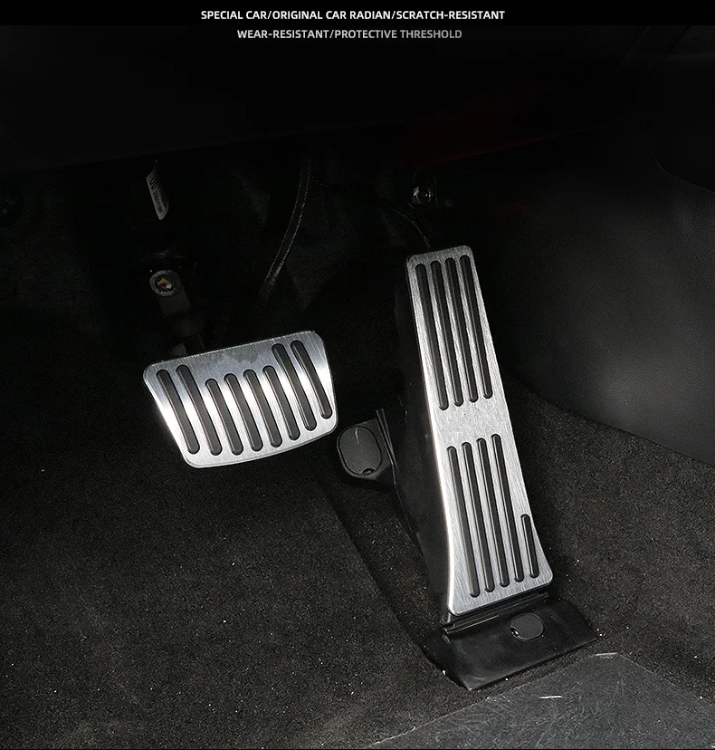 

Car Accelerator Fuel Brake Clutch Footrest Pedals Plate Cover For Hyundai Tucson TL 2015 2016 2017 2018 2019 2020 Accessories
