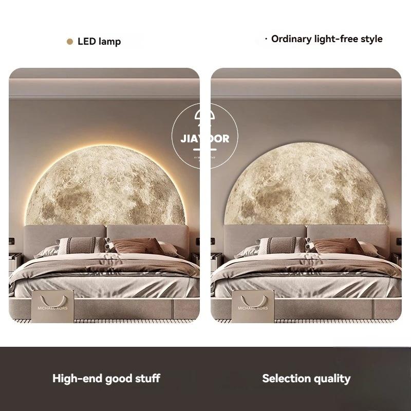 

Настенный светильник JIAYOOR 3D песчаник Луна LED