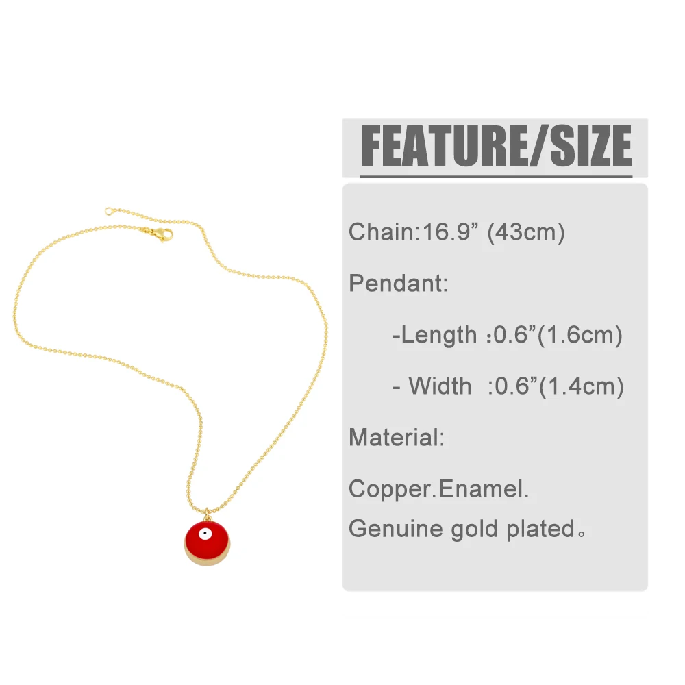 FLOLA цепочка из бисера Золотая бриллиант для женщин медное эмалированное синее