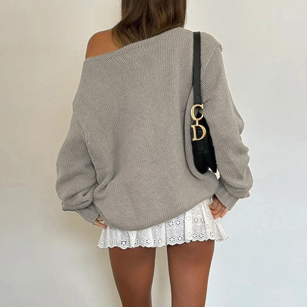 Женский свитер Mia Muse осенний французский модный удобный повседневный с длинными