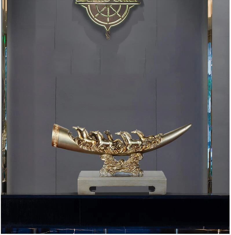 Новинка китайские фигурки счастливого удачи Lvory восемь лошадей резиновые