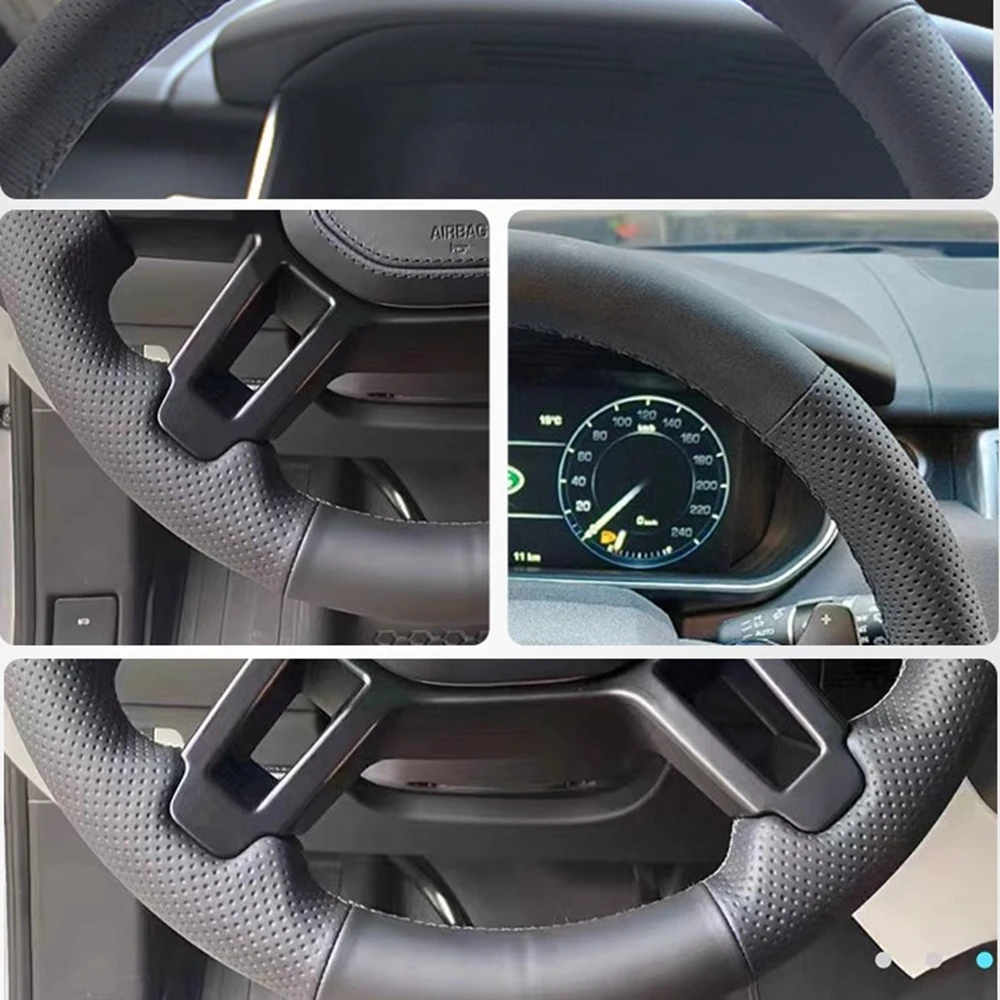 Черная искусственная кожа сшитая вручную мягкая замша для Volkswagen VW Atlas Golf 8 Mk8 Jetta