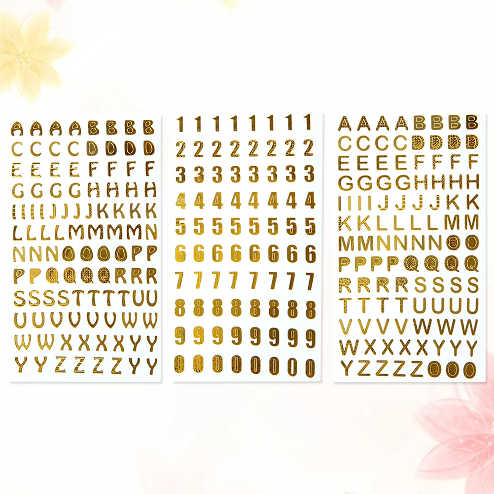 

Shiny Sticky Golden Letters Letters Stickers Adhesive Letter Sticker Stickers for Kids Stickers