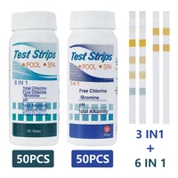 chlorine ph test strips swimming pool water alkalinity hardness test strip pool tester water quality test household ph test pape