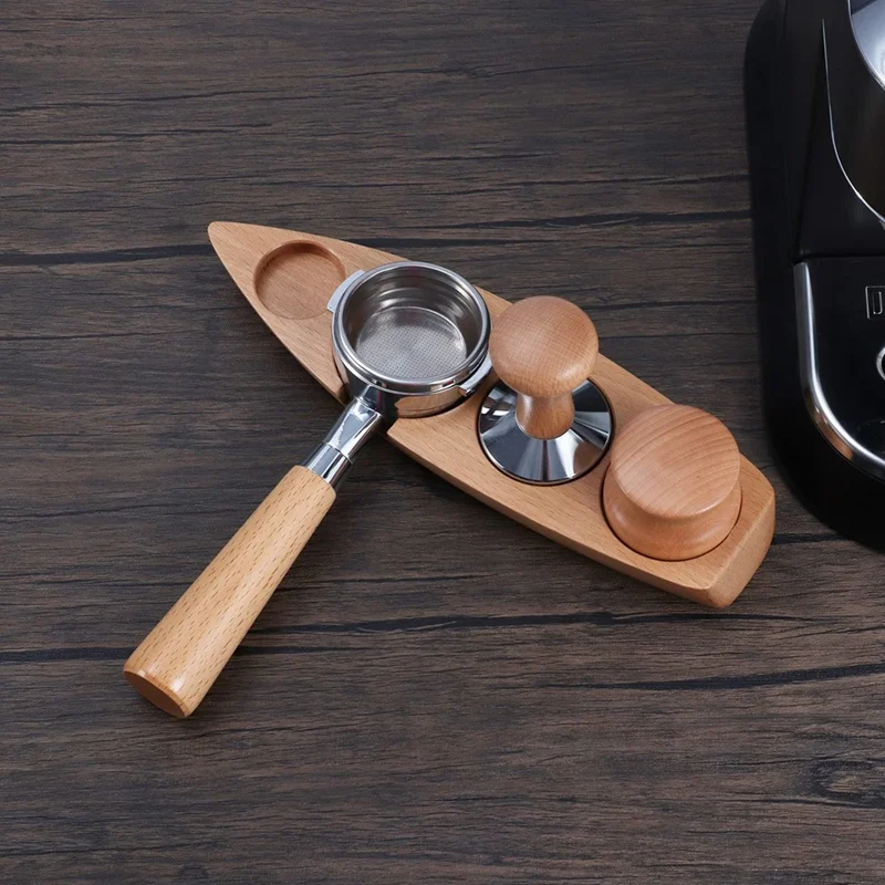 Сиденье для кофейного порошка ручка лодки из цельного дерева опорная стойка