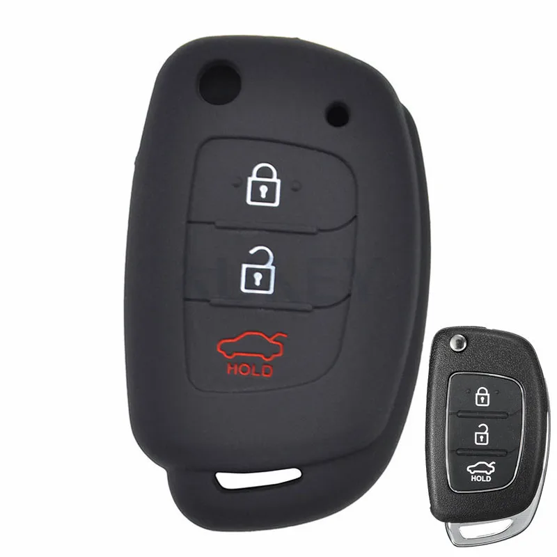 

Силиконовый чехол для ключей от машины для hyundai Creta Tucson Santa fe Elantra Sonata i10 i20 i30 i40 i25 ix35 Keyless Shell Fob крышка