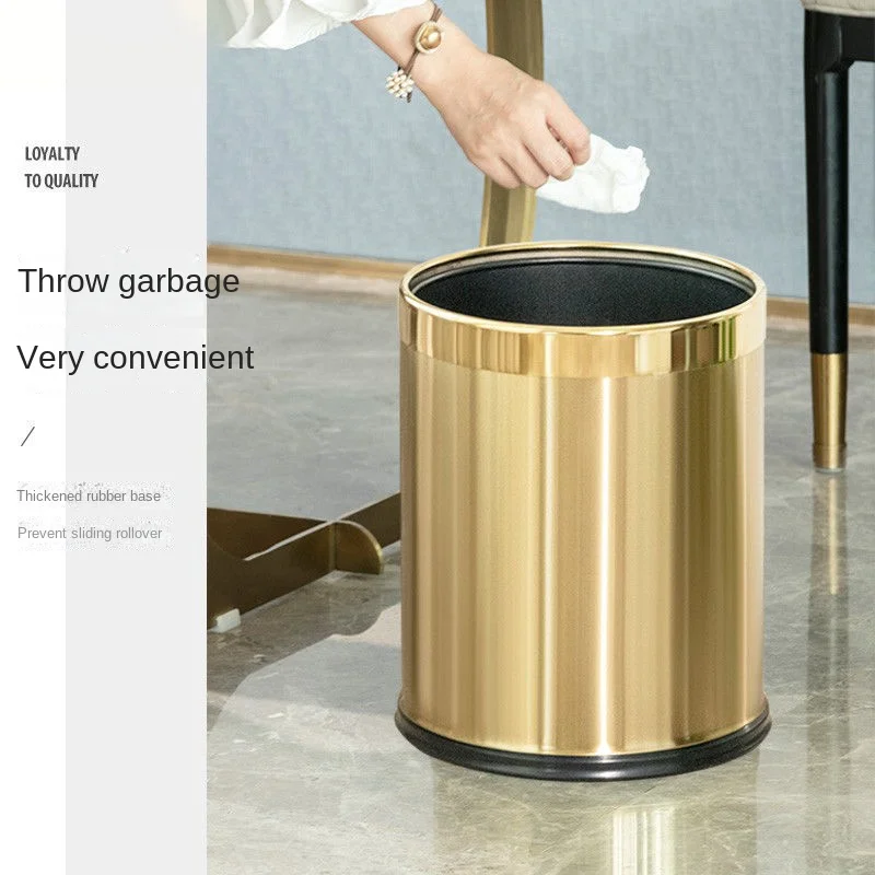 Paper Basket Bathroom Trash Can Toilet Bucket Wastebasket Kitchen Trash Can Garbage Container Poubelle Cuisine Waste Disposer