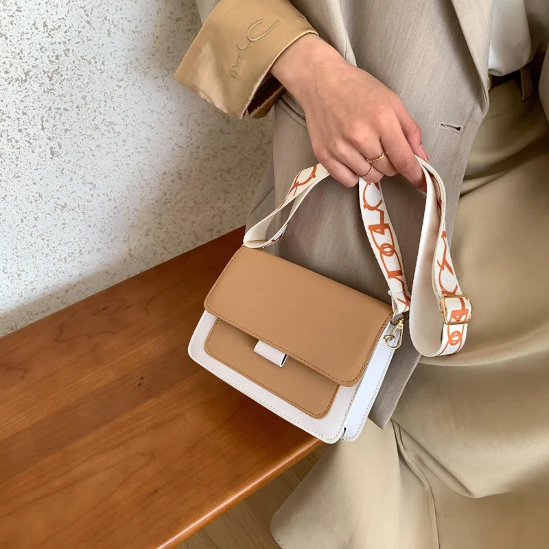 QUEENSHOW New Fashion Small Women's Shoulder Bag PU Leather Crossbody Bags for Women 2023 Trend Designer Bag for Women Crossbody