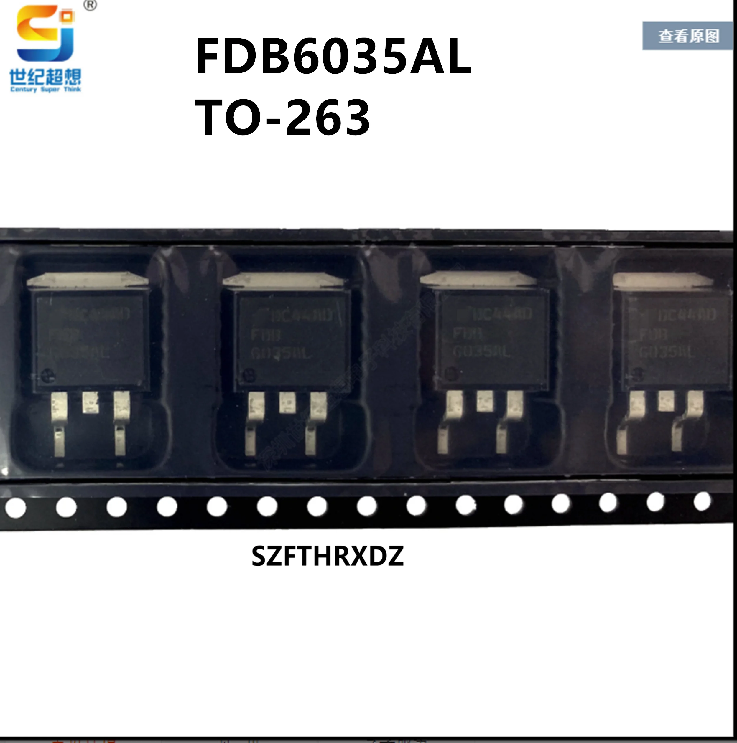 

10pcs 100% New Imported Original FDB6035AL 30V 48A TO-263 MOS Field-effect transistor N-channel