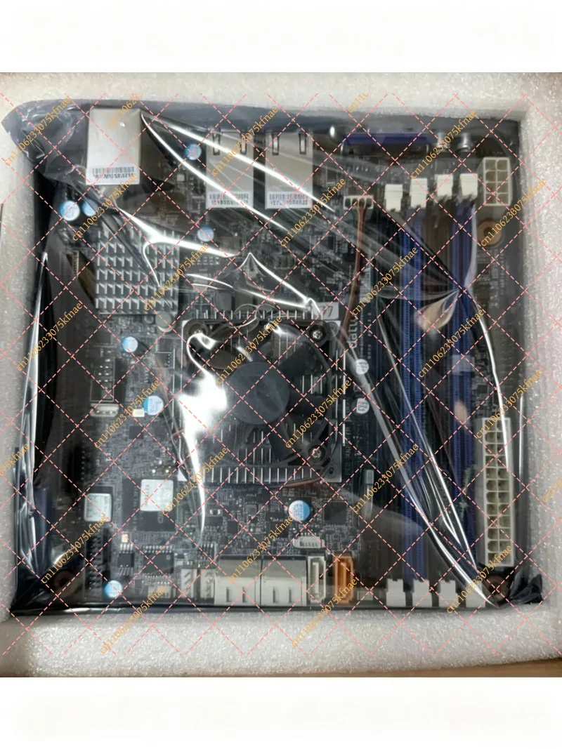 Материнская плата Mini ITX для NAS-сервера Xeon D-1521 с 2×RJ45 10G LAN, DDR4 ECC, слотом PCIe x16 для сетевого хранилища (art.: 3920dc712b045) - 3920dc712b045