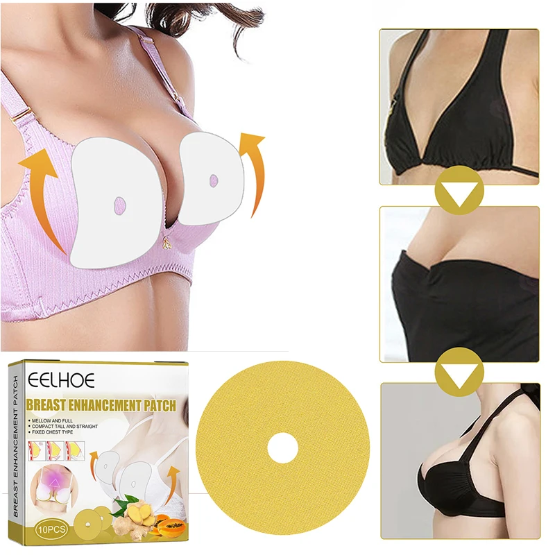 10Pcs Ginger Anti-sagging Breast Lift Patches Big Chest Enhancement Pads Augmentation Papaya Bust Firming Treatment Skin Care