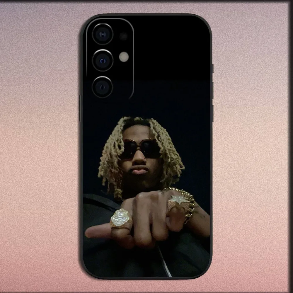 Rapper Rich A-Amiri Phone Case For Samsung S25 S24 S21 S22 S23 S30 Ultra S20 Plus Fe Lite Note 10 9 5G Black Soft Cover