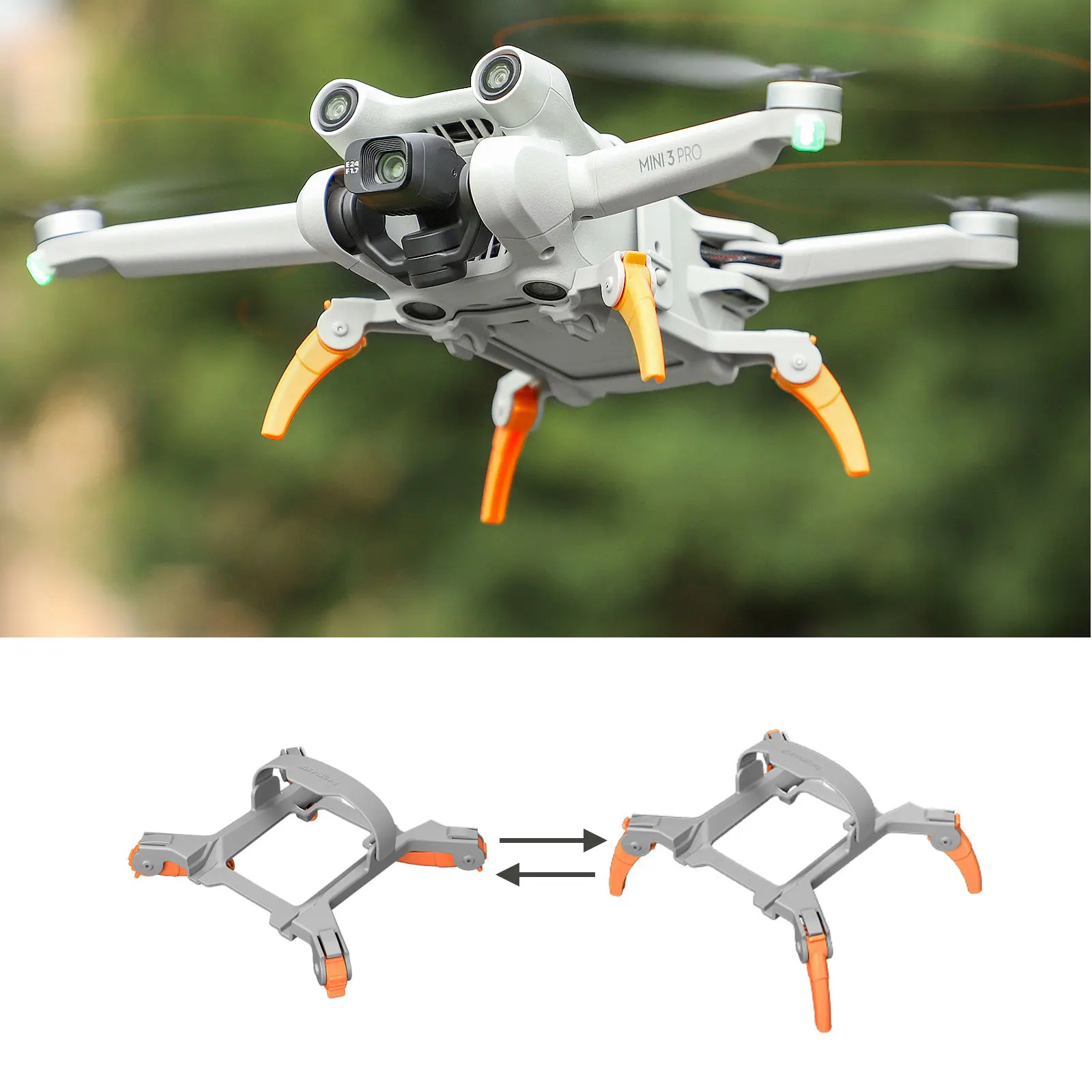 

Складная посадочная Шестерня для DJI Mini 3 Pro, удлинитель для дрона с увеличенной высотой, аксессуары для DJI Mini 3 Pro