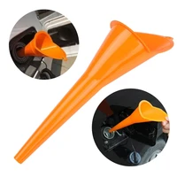 new anti splash auto accessories plastic fuel filling tools funnel car long stem funnel motorcycle refueling tools