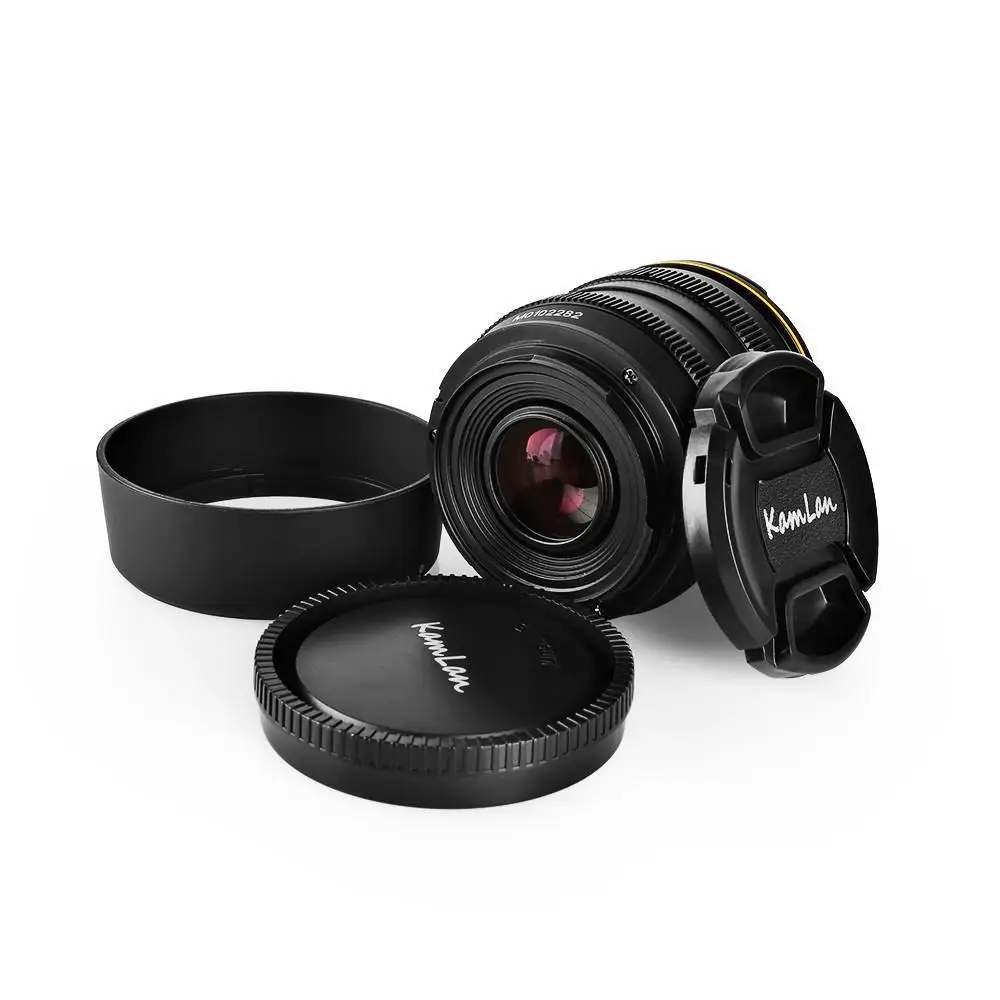 Объектив Kamlan 50mm f1.1 APS-C с большой апертурой и ручной фокусировкой для беззеркальных камер Canon EOS-M, SONY E-Mount, Fuji X, M43 (art.: 3920dbdf89fff) - 3920dbdf89fff