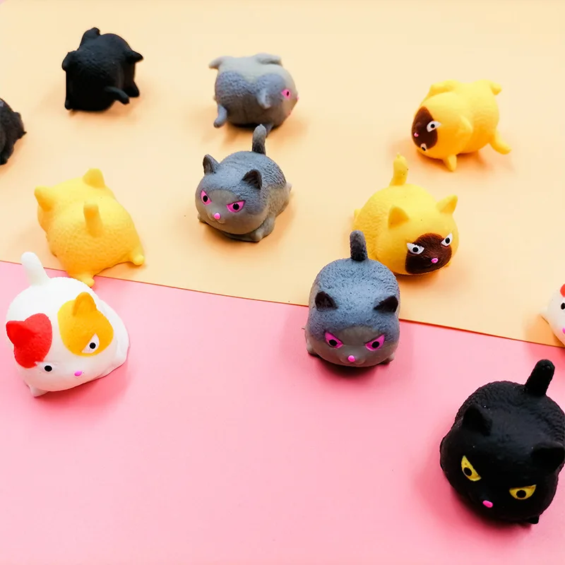 Big Anti Stress Kawaii Cat Squishy Toy for Children and Adult 18 TPR 4 Color Cute Slow Rising Animal Squeeze Toys for Girl enlarge