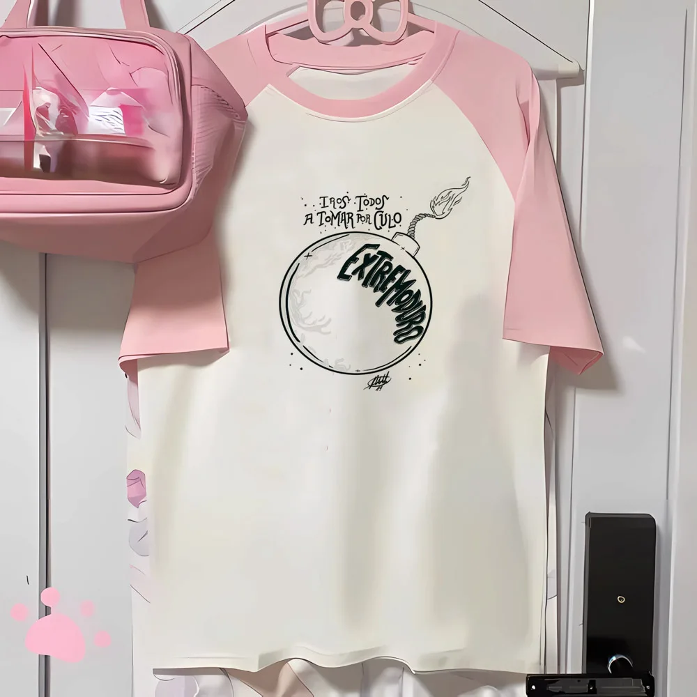 Топ extreme moduro женская дизайнерская футболка с принтом для активного отдыха одежда