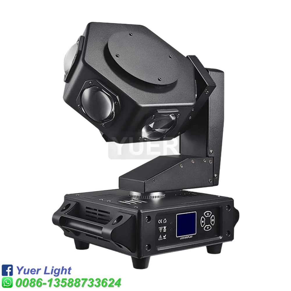 Фото YUER 6X40W RGBW светодиодный светильник с подвижной головкой и одной летающей магнитной подсветкой для DJ Disco Stage Prom Bar Party Dance Floor Club DMX512 14/16CH №2