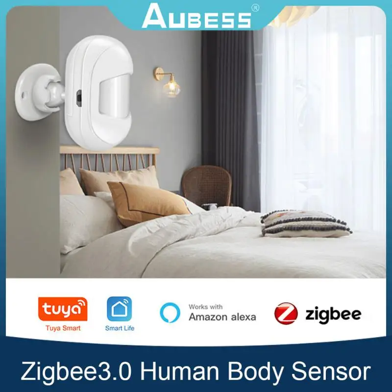 

Tuya ZigBee 3.0 Motion Sensor PIR IR Automation Human Body Infrared Wireless Detector Compatible Smart Life Google Home Alexa