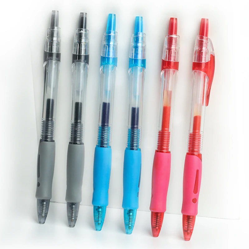 40 Pcs Black/red/blue Press Gel Pens Set Fashion Simple Atmospheric Business Office Stationery Pens Wholesale Back To School