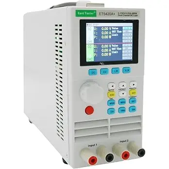 Фото Электронная нагрузка ET5420A+ 400 Вт, двухканальный тестер нагрузки USB DC, прибор для разряда аккумуляторов 0-150В, 0-20А*2 №2