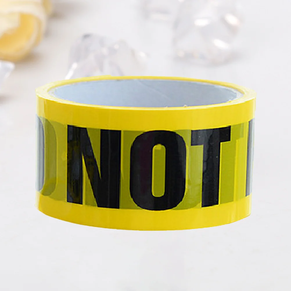 

DO NOT ENTER Tape 1Pc, 2500x48cm Safety Yellow Warning Tape Adhesive Barricade Tape with Black Font Waterproof Floor Tape