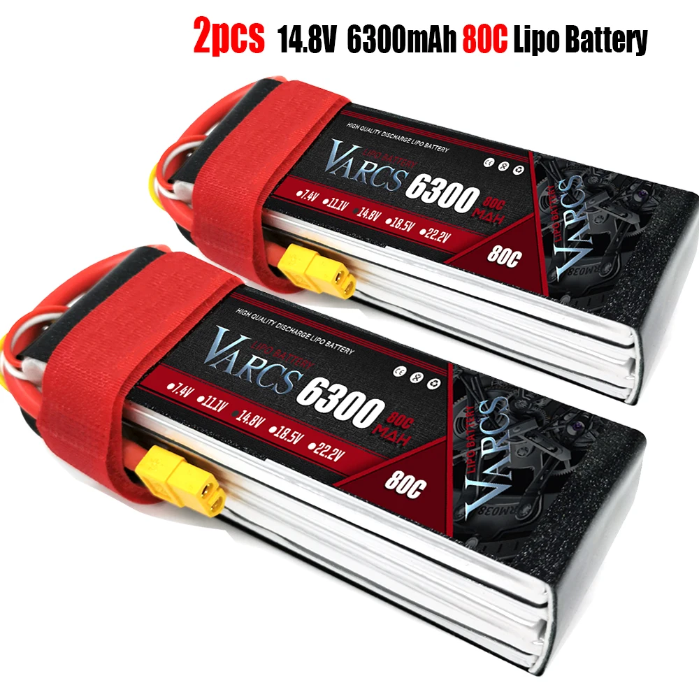 Lipo Batteries VARCS 7.4V 11.1V 15.2V 14.8V 22.2V 2S 3S 4S 6S 5200Mah 6300Mah 6500mAh 6200mAh 6750mAh 8000mAh 7000mAh  for car enlarge