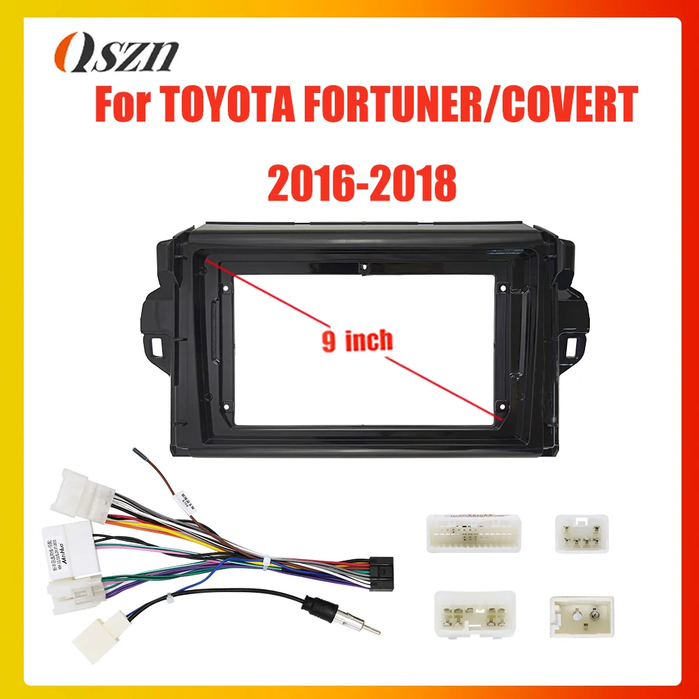 9-дюймовая рамка автомобильного радиоприемника для TOYOTA FORTUNER COVERT 2016-2018 монтажная