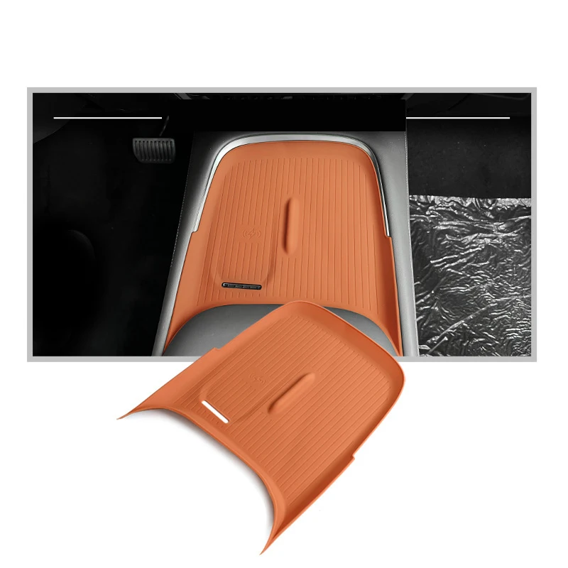 

Для Changan Deepal S07 S7 автомобильный Стайлинг центральное управление беспроводная зарядка силиконовый коврик центральное хранилище пылезащитный коврик аксессуары