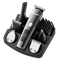 11in1 waterproof hair trimmer kit face beard body grooming kit hair clipper men trimer electric hair cutting machine 100 240v