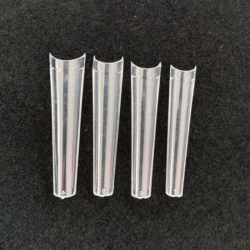 

200pcs XXL Coffin No C Curve Straight False Nail Tips Refill Single Size UV Gel Acrylic Tip Manicure Tool