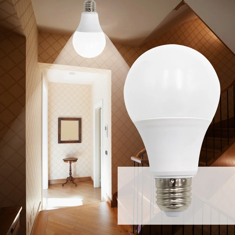 

Sound Light Bulbs Sensor Control E27 LED Lamp 180-240V Automatic Smart Sensor Bulb Lighting for Living Room Bedroom