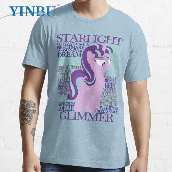 

The Many Words of Starlight Glimmer fashion t shirts High quality YINBU Brand Graphic Tee starlight glimmer Men's short t-shirt