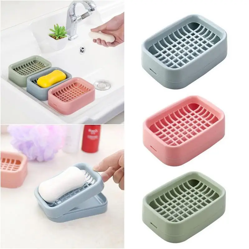 Double Layer Draining Soap Box Handmade Soap Stand Plastic Soap Holder Bathroom Use Soap Stand Plastic Soap Holder Handmade
