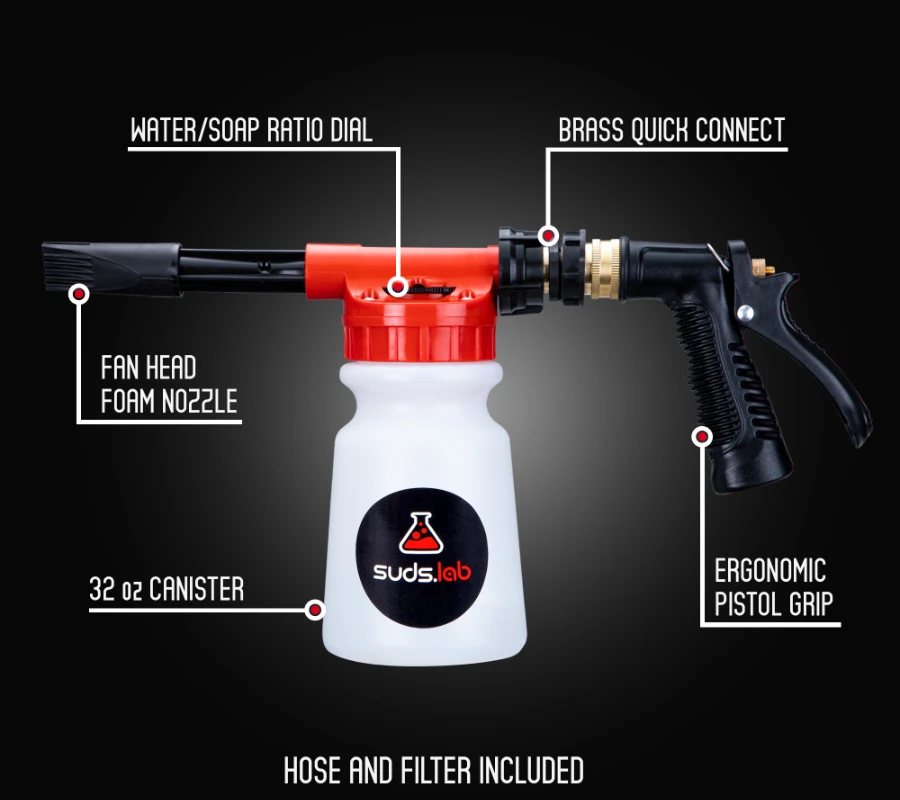 

Lab F3 Professional Foam Gun - Ultimate Cleaning Solution for Home and Car